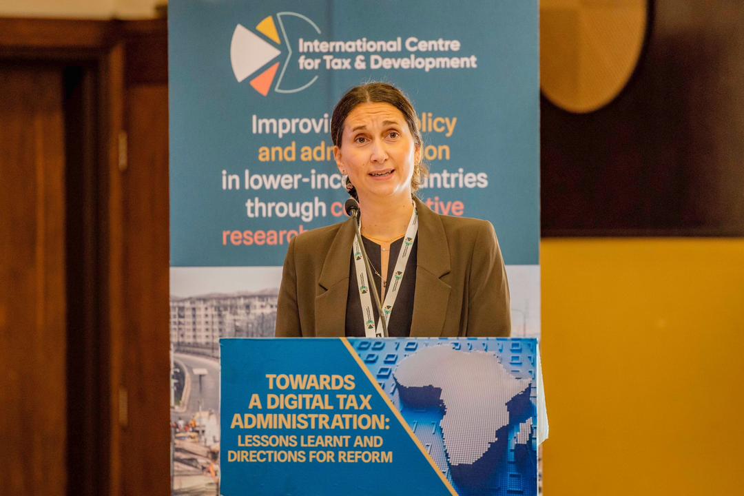 Umuyobozi mukuru wa ICTD, Dr. Giulia Mascagni, yashimye intambwe u Rwanda rumaze gutera imbere mu ikoreshwa ry'ikoranabuhanga