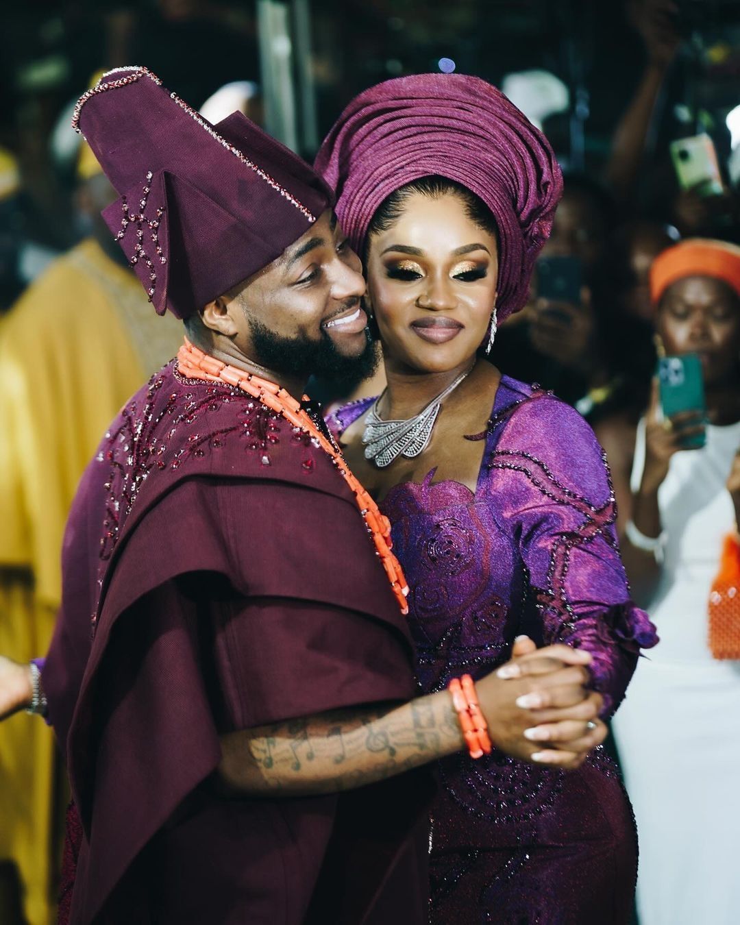Davido na Chioma bagize umwanya wo kubyina