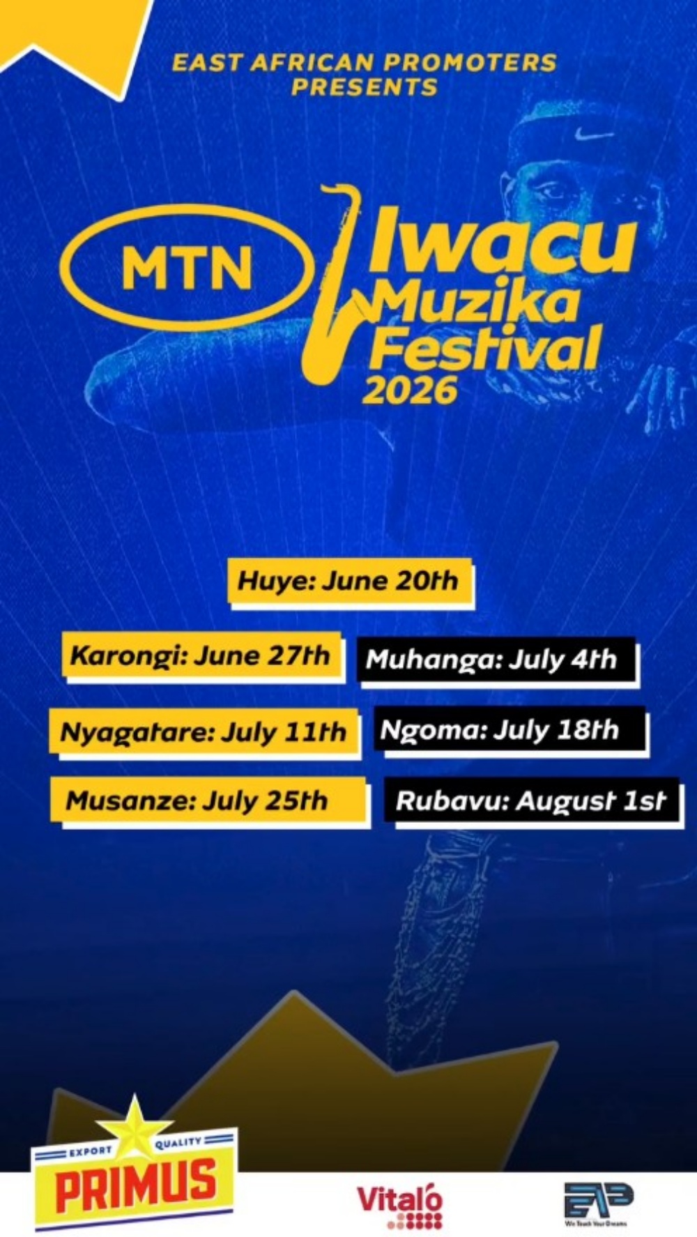 Ibitaramo bya MTN Iwacu Muzika bizazenguruka mu mijyi irindwi y'u Rwanda