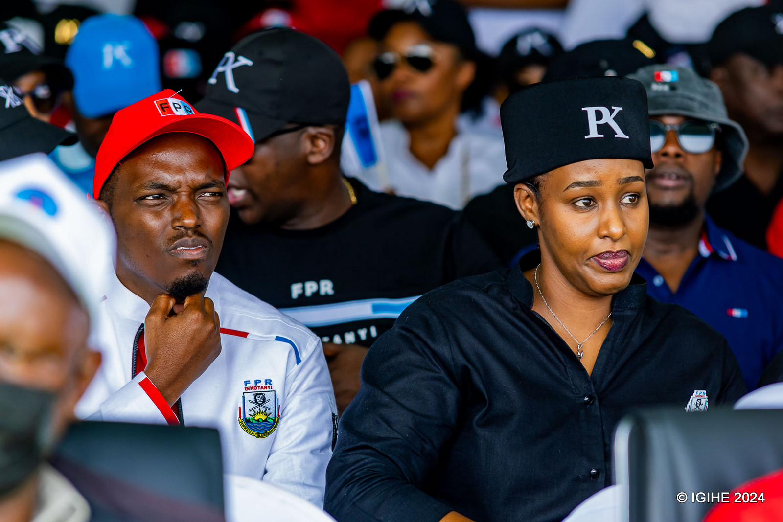 Tom Close n'umugore we Ange Tricia bitabiriye ibikorwa byo kwamamaza Paul Kagame wa FPR Inkotanyi