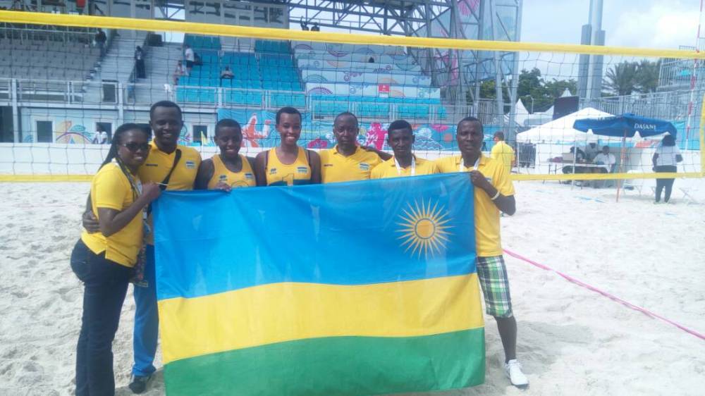 U Rwanda rwitwaye neza muri Beach Volleyball ku nshuro ya mbere rwitabiriye iyi mikino