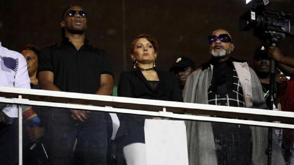 Icyamamare mu guconga ruhago, Didier Drogba (ibumoso) yitabiriye uyu muhango
