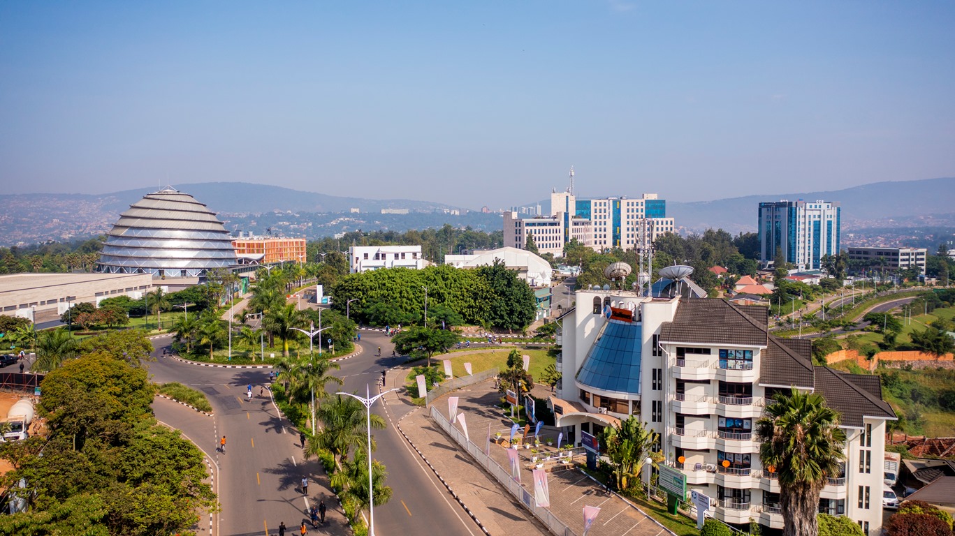 Agace ka Kimihurura gaherereyemo Kigali Convention Centre ni kamwe mu dukomeje gutera imbere