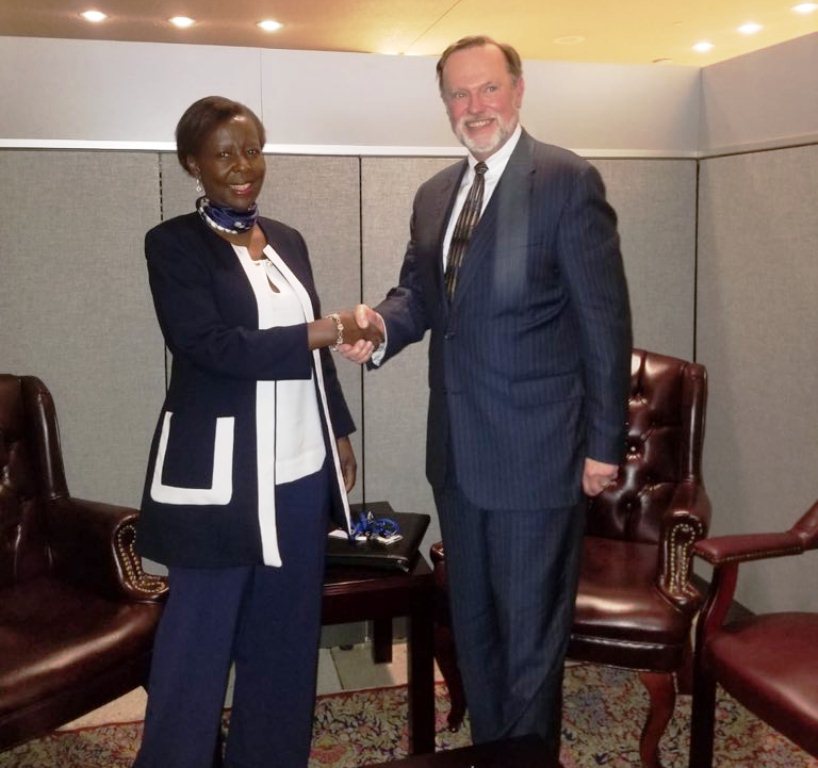 Minisitiri Mushikiwabo yagiranye ibiganiro n'Umunyamabanga wa Leta ya Amerika Wungirije Ushinzwe Afurika, Tibor Nagy
