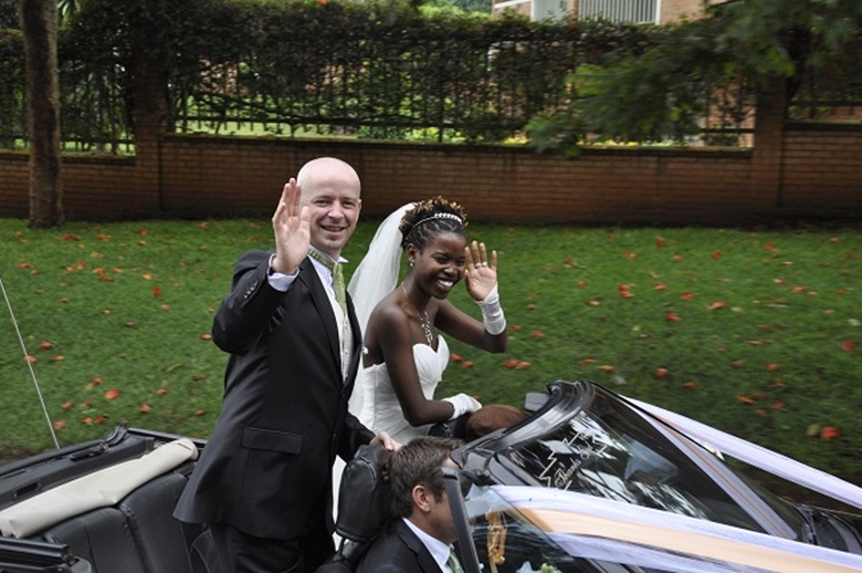 Liza Kamikazi n'umugabo we ngo bafashanya muri byose