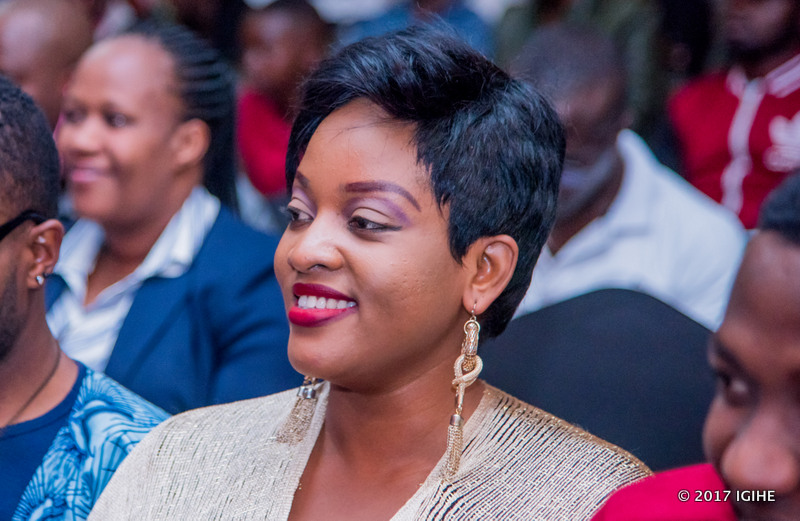 Aline Gahongayire uherutse gukora igitaramo nk'iki na we yari ahari
