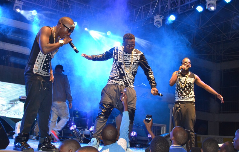 Urban Boyz ubwo yamurikaga album yise 'Kelele' mu mwaka wa 2012