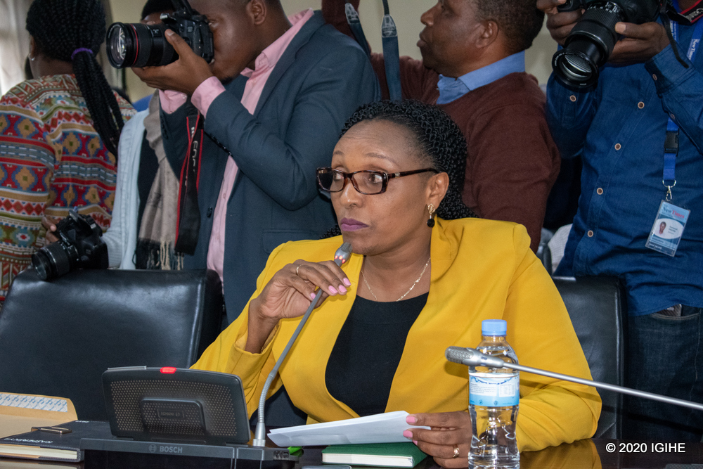 Umuyobozi Mukuru Wungirije mu Ishuri Rikuru ry'u Rwanda ry'Imyuga n'Ubumenyingiro, Dr.Valentine Uwamariya