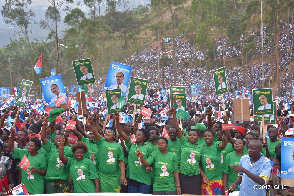 Abarwanashyaka ba PL muri Gakenke bashyigikiye Umukandida wa FPR Inkotanyi, Paul Kagame ishyaka ryabo ryatanze mu matora y'umukuru w'igihugu