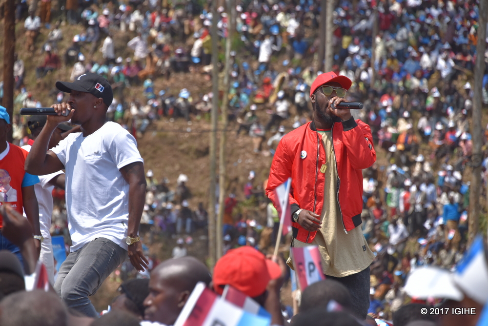 Safi na Nizzo bo muri Urban Boyz mu bahanzi bashyigikiye Paul Kagame