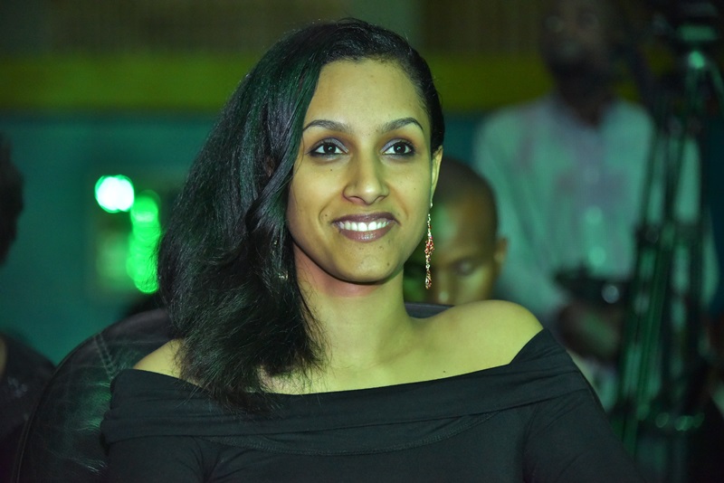 Agasaro Nadia yari afite akanyamuneza ku maso