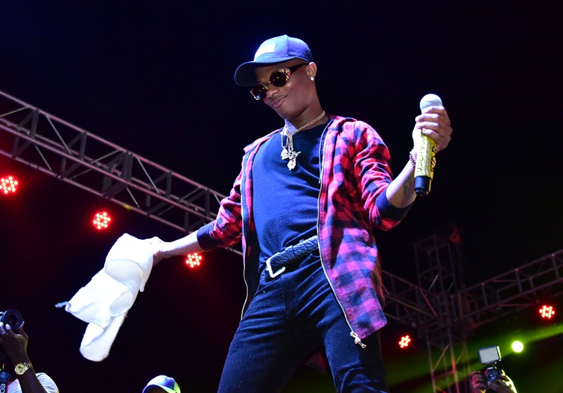 Wizkid ubwo aheruka kuza i Kigali