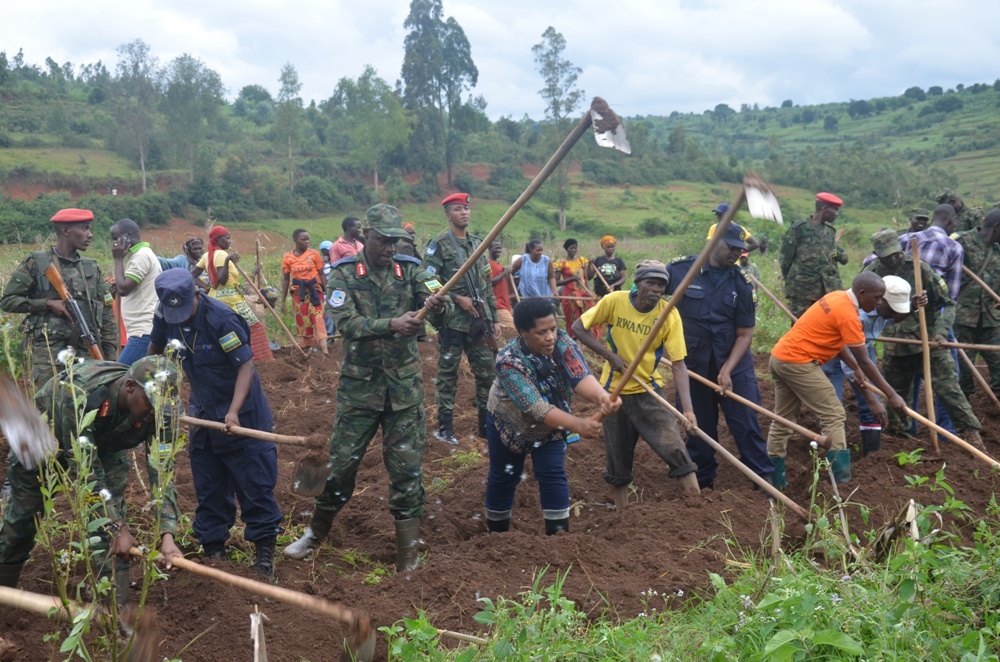 Ibikorwa bya Army week muri Gisagara hahinzwe igishanga cyo muri Kansi