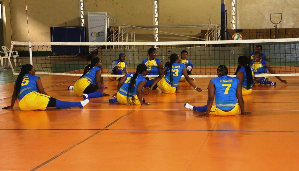 Ikipe y'Igihugu ya Sitting Volleyball imaze ukwezi kurenga ikora imyitozo