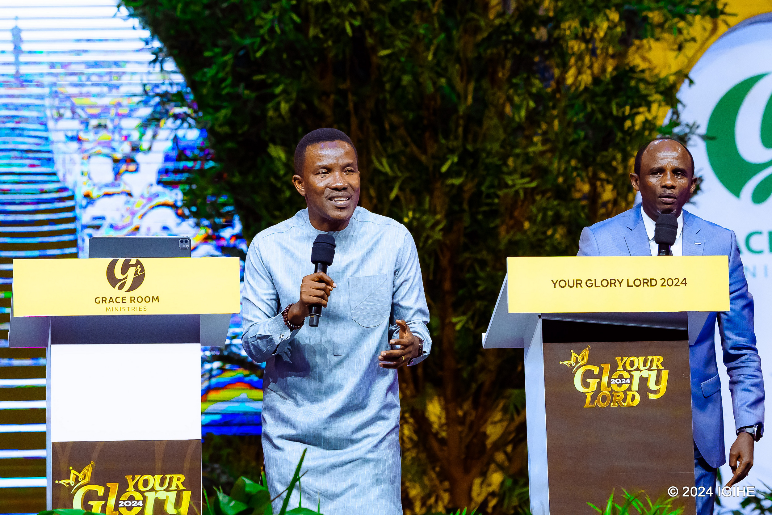 Pst. Godman Akinlabi wo muri Nigeria nawe yahawe umwanya, abwiriza ubutumwa bwiza, aho mu Ijambo ry’Imana yasomye harimo n’iriboneka mu gitabo cya 1 Samweli igice cya 30