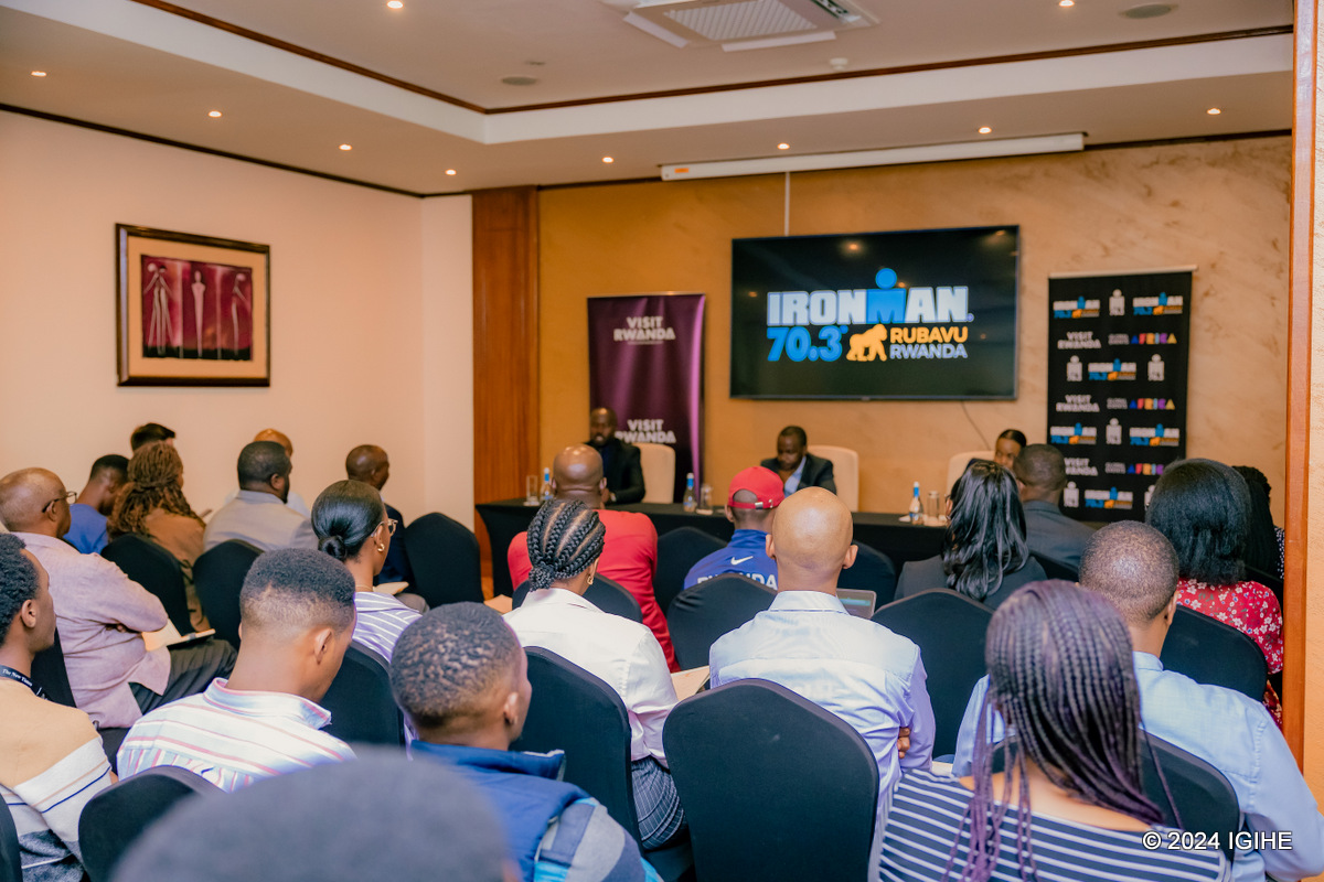 Abanyamakuru bagaragarijwe aho imyiteguro ya IRONMAN 70.3 igeze