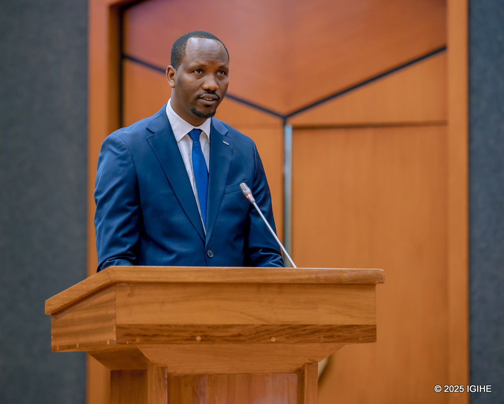 Umuyobozi w’Ishami ry’Umuryango w’Abibumbye rishinzwe guteza imbere inganda mu Rwanda, UNIDO, Munyurangabo Jonas, yashimye uruhare rw’Inteko Ishinga Amategeko mu kubungabunga ibidukikije