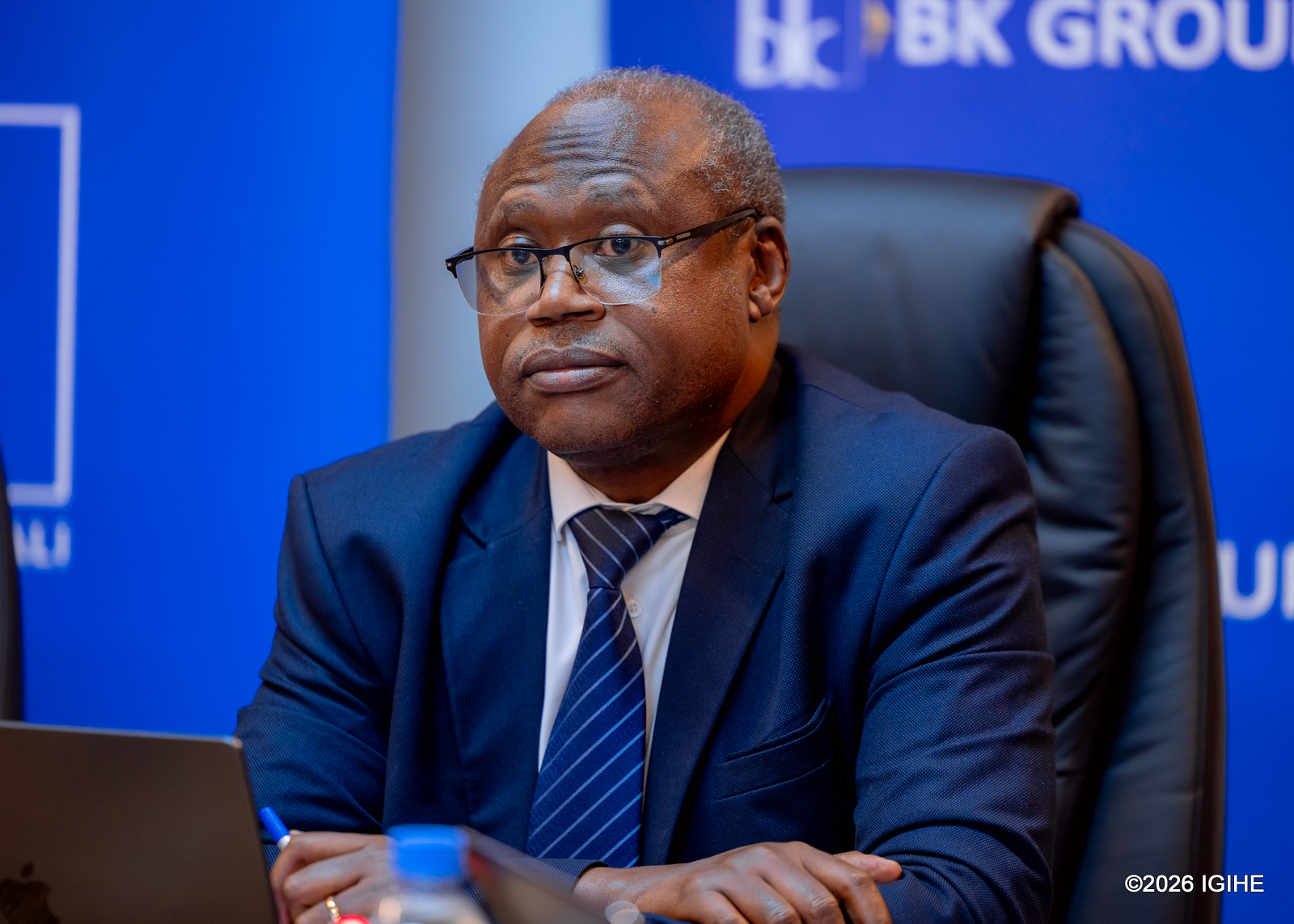 Umuyobozi Mukuru wa BK Group Plc, Dr Uzziel Ndagijimana yavuze ko urwunguko ruhabwa abanyamigabane rwiyongereye ku rugero rwa 80%