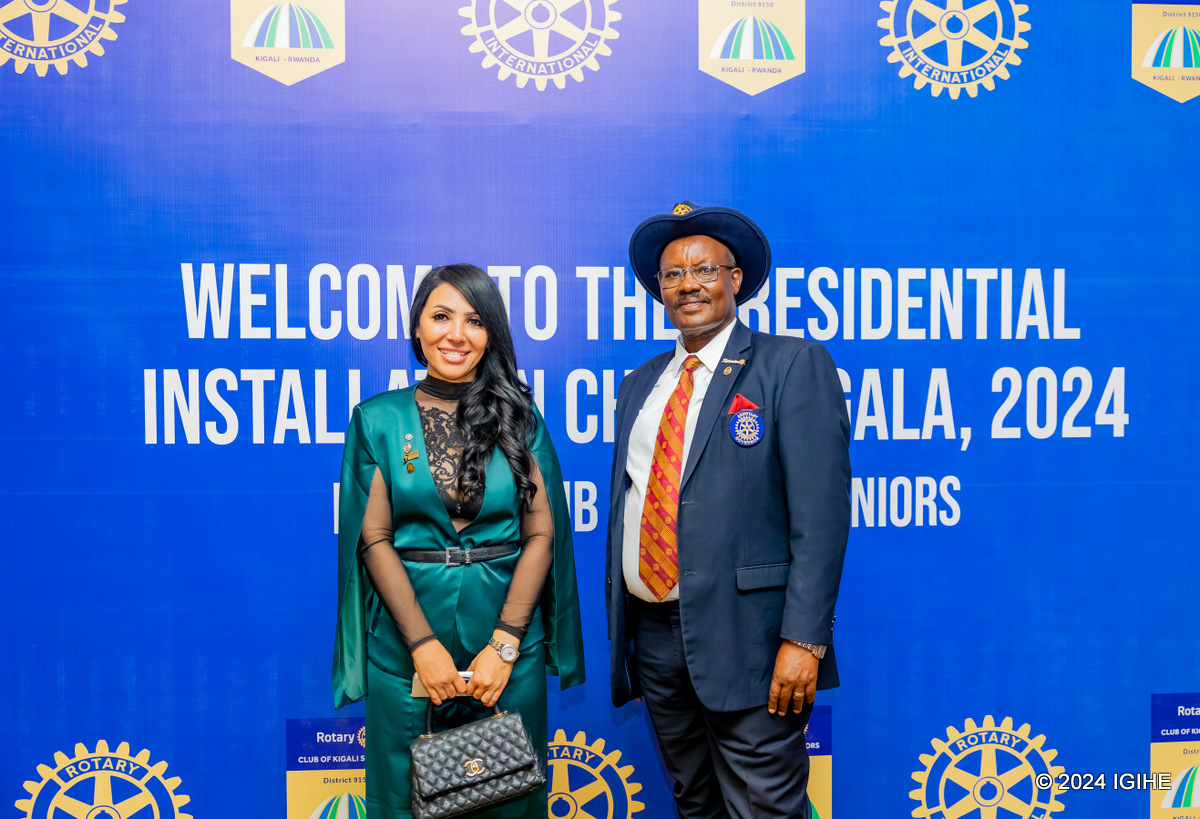 Abayobozi mu zindi Rotary Club bitabiriye ibirori