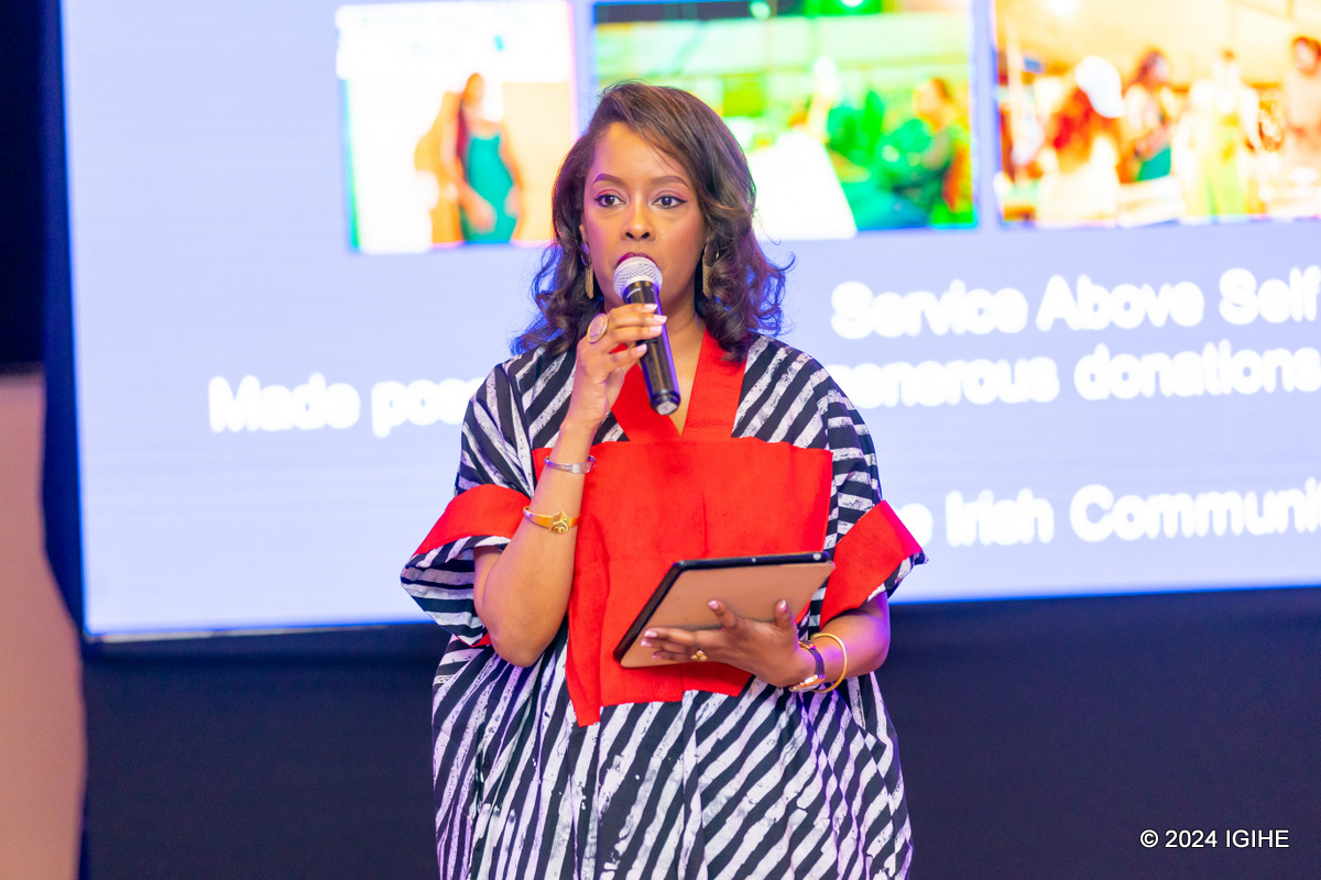 Diana Mpyisi yari umuyobozi wa gahunda muri uyu muhango