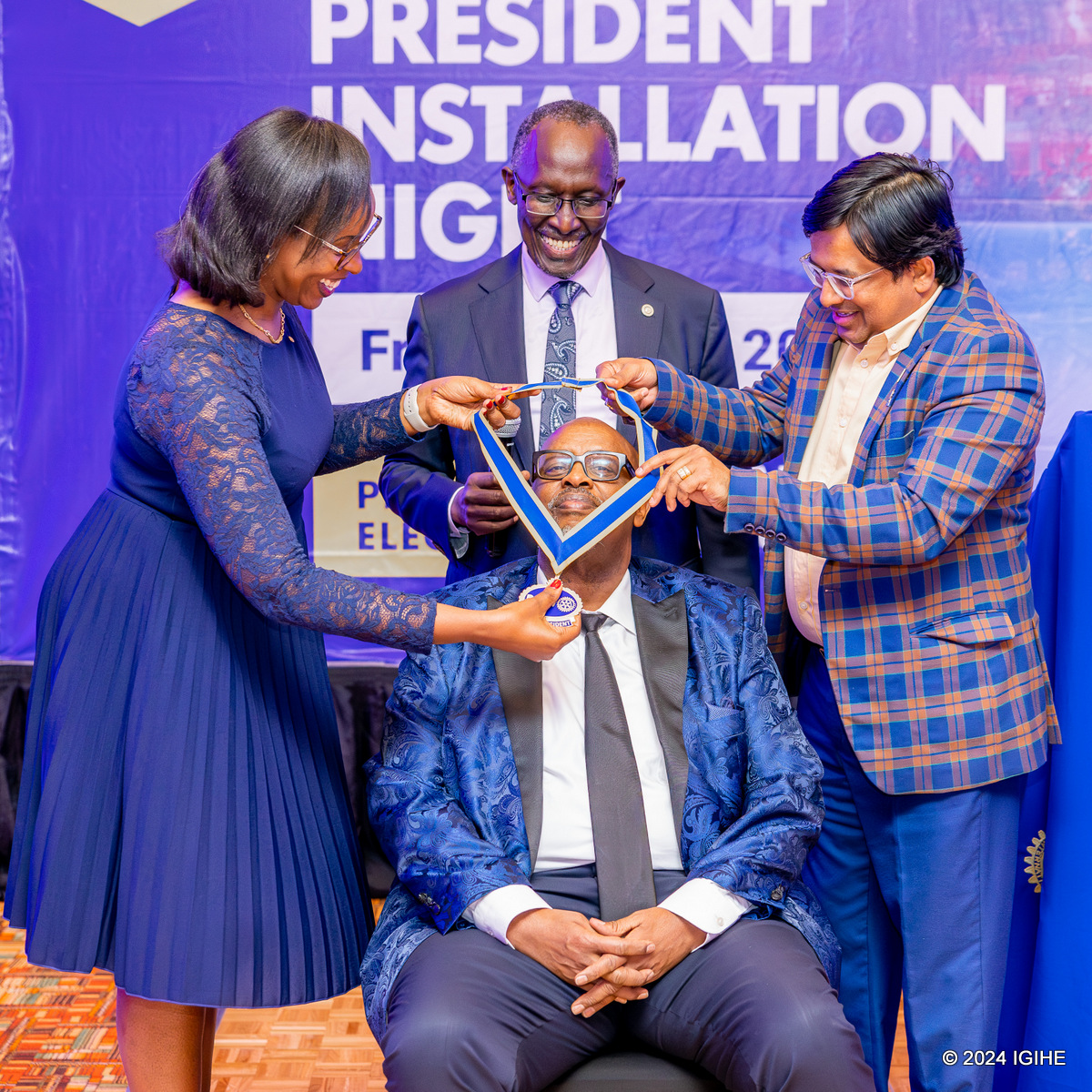 Rotary Club Kigali Seniors yabonye umuyobozi mushya, Aimable Rumongi