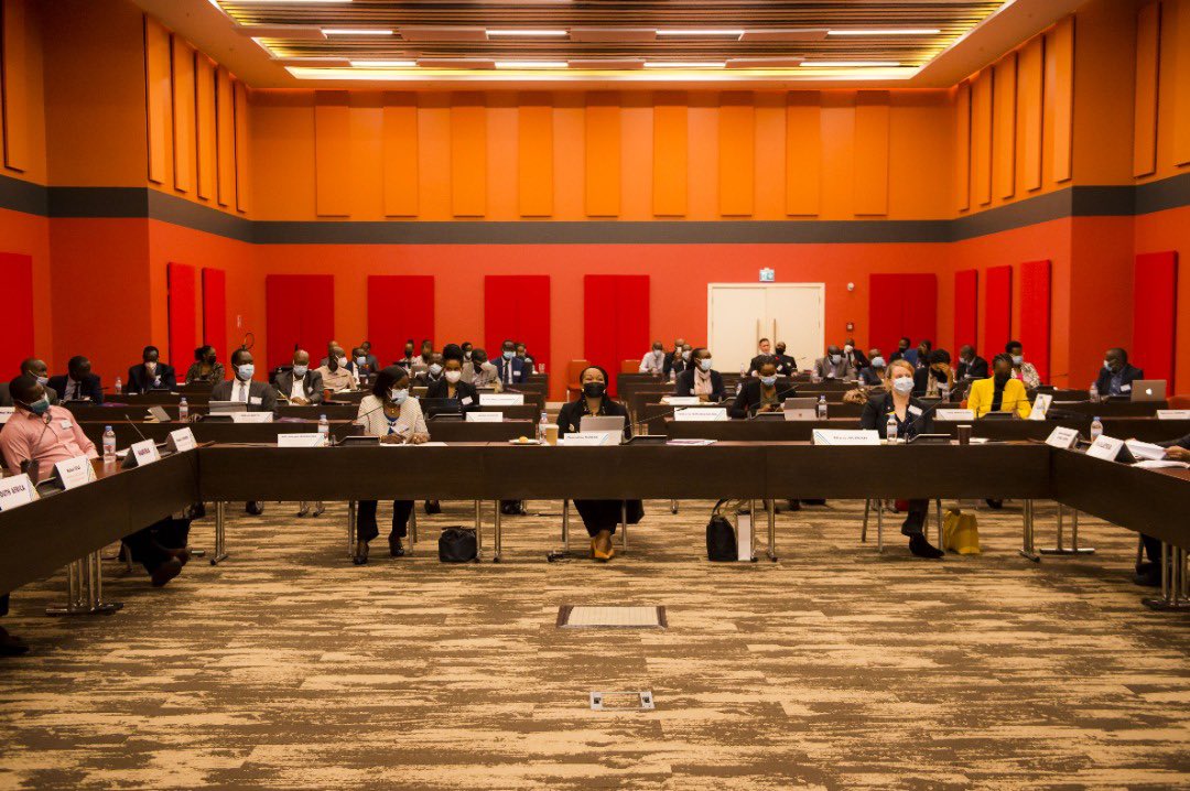 Abahagarariye ibihugu byabo bagaragarijwe aho imyiteguro ya CHOGM igeze