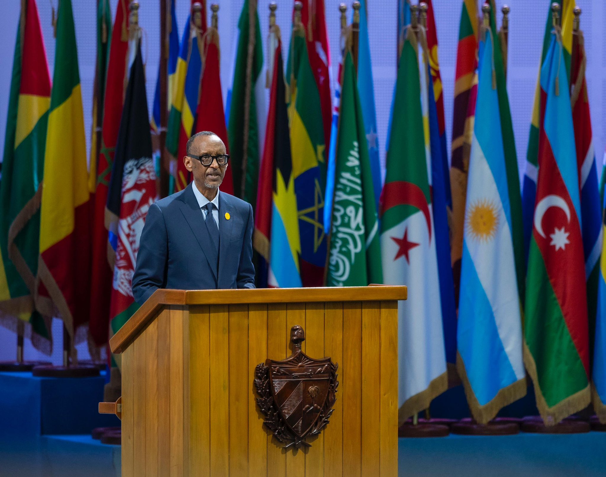 Perezida kagame yatangiye ijambo rye afata mu mugongo Abanya-Maroc n'Abanya-Libya bibasiwe n'ibiza