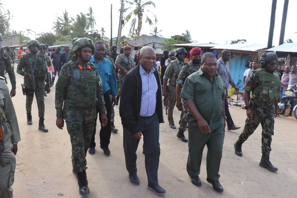 Perezida Nyusi yatemberejwe Mocimboa da Praia imaze kugarukamo amahoro