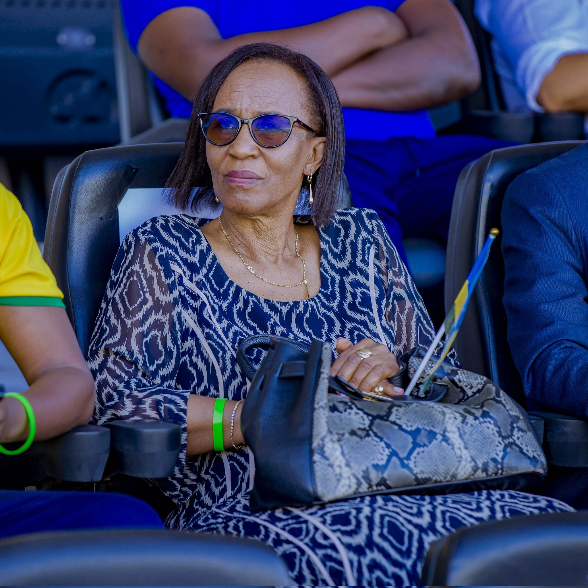 Ambasaderi w'u Rwanda muri Maroc, Nyiramatama Zaina, yarebye umukino Amavubi yanganyijemo na Guinée équatoriale 0-0