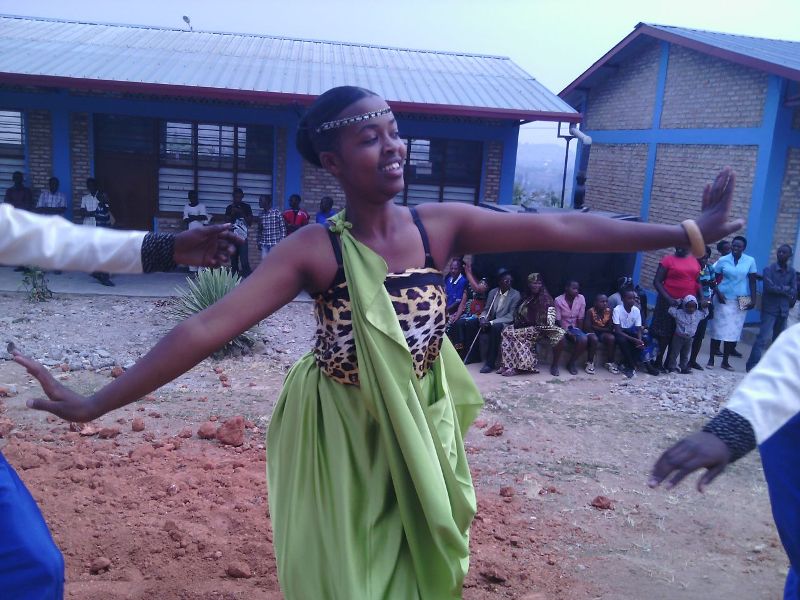Ubwo bari bageze ku kigabiro cy'umwami