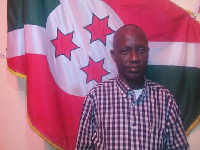 Fidèle Barandagiye, umwe mu Barundi bagize Diapora y'Abarundi batuye mu Bubiligi