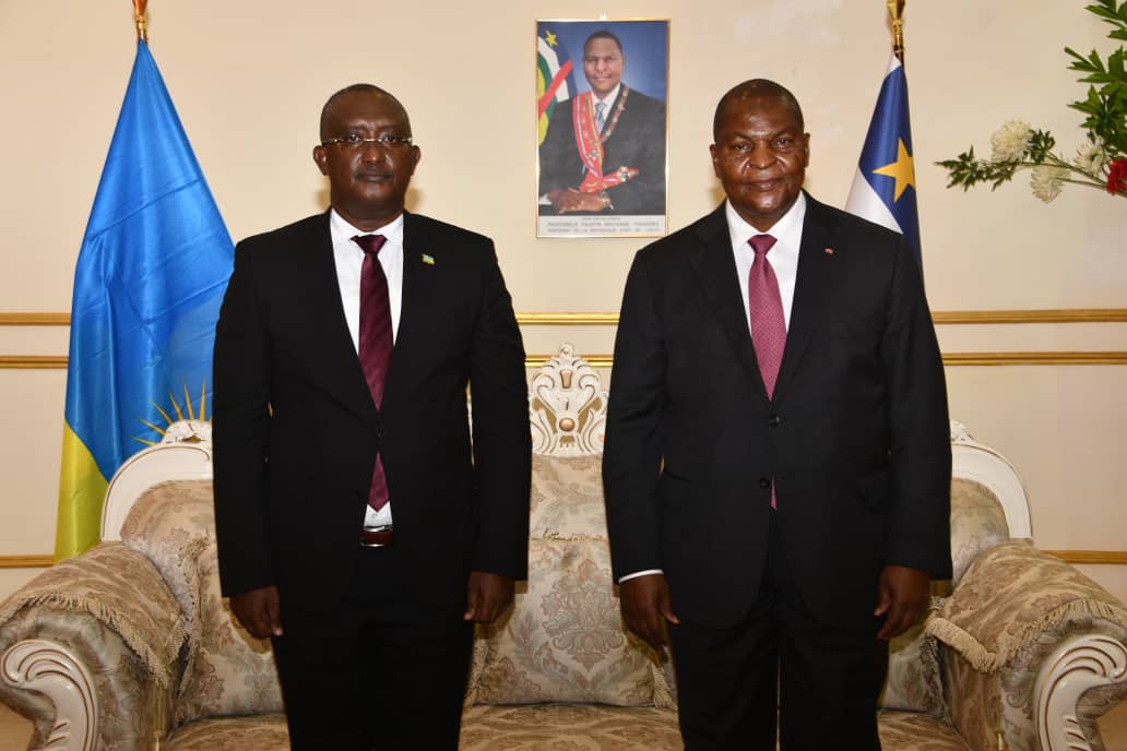 Mutsindashyaka azahagararira u Rwanda muri Centrafrique afite icyicaro muri Repubulika ya Congo