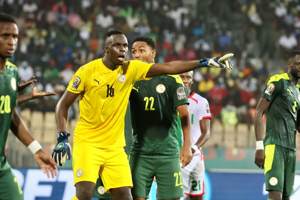 Edouard Mendy yafashije Sénégal kuguma mu mukino mu gice cya mbere