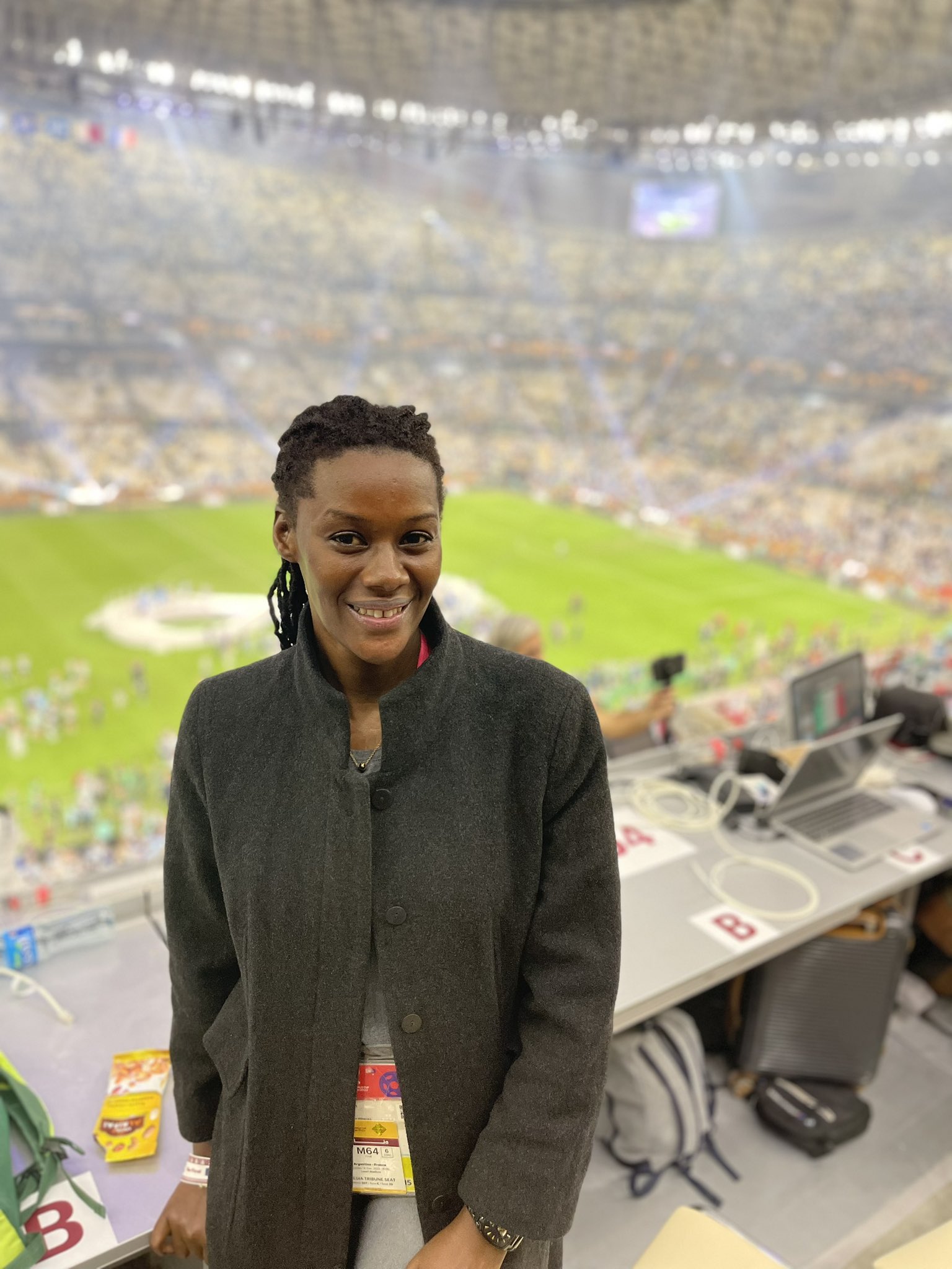Annet Mugabo yakurikiye Igikombe cy'Isi cya 2022 ari muri Qatar