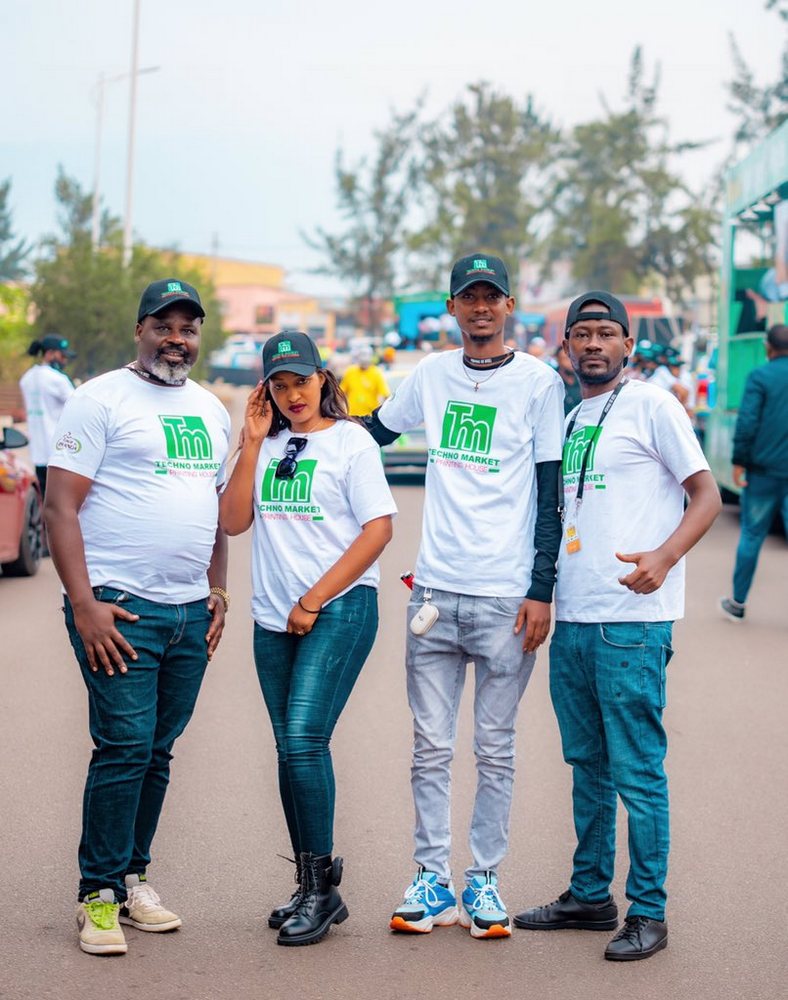 Clapton Kibonge na Ndimbati baherekeje Techno Market muri Tour du Rwanda 2022