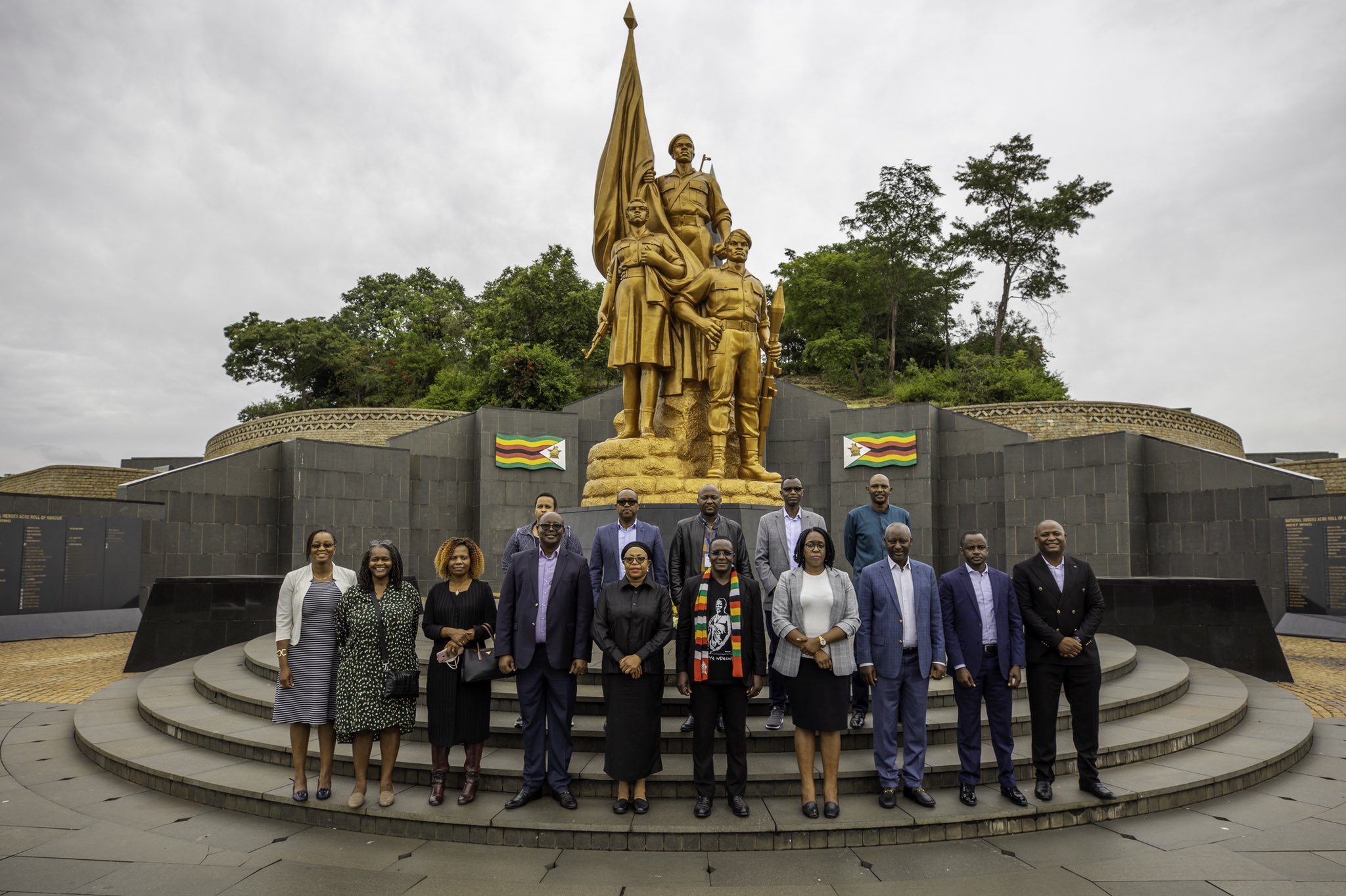 Itsinda ry'abaturutse mu Rwanda ryashimye uko ryakiriwe muri Zimbabwe