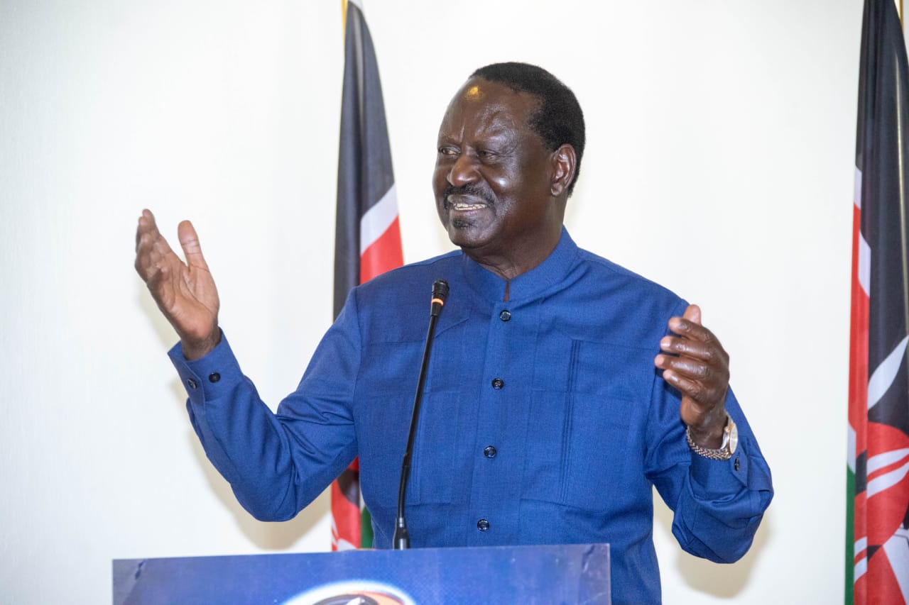 Odinga yavuze ko nta wuzarokoka ibikorwa bya ruswa naramuka atsinze amatora