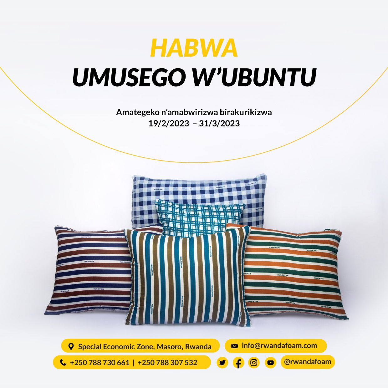 Rwanda Foam iri gutanga impano mu kwizihiza isabukuru y’imyaka 40