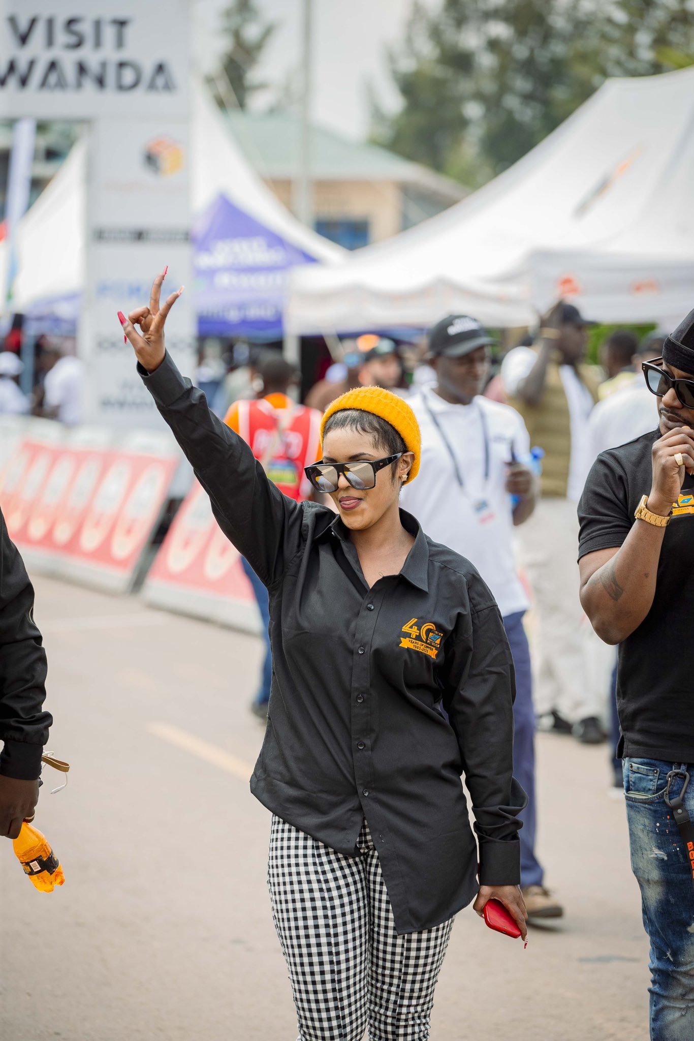 Marina yabonye umwanya mwiza wo gusuhuzanya n'abakunzi be