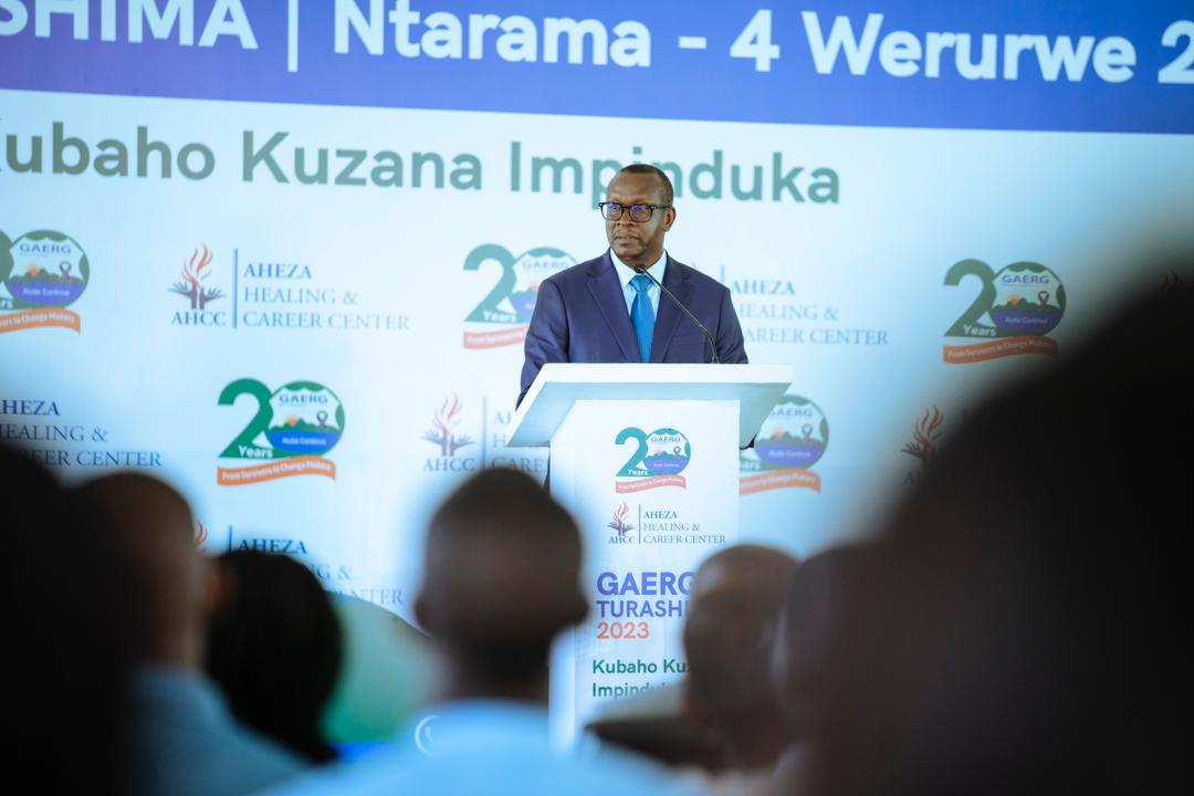 Minisitiri Dr. Bizimana yashimye indangagaciro zikomeje kuranga abanyamuryango ba GAERG