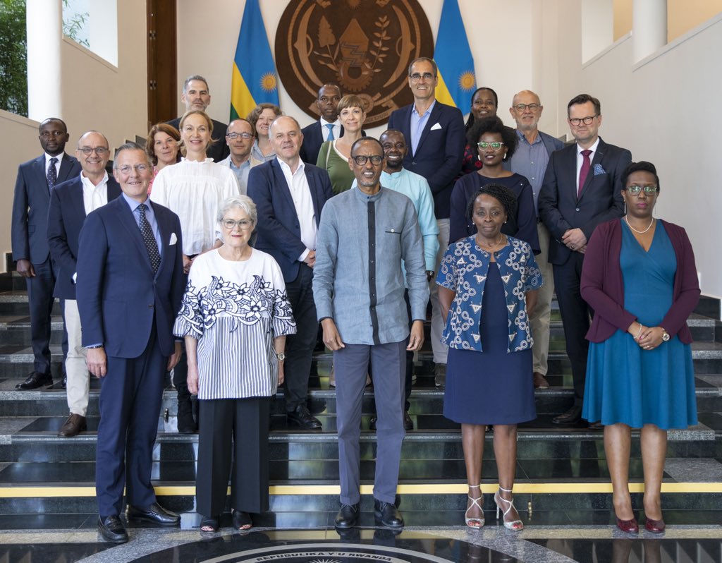 Perezida Kagame yakiriye itsinda ry’Umuryango BPN Rwanda ufasha ba rwiyemezamirimo