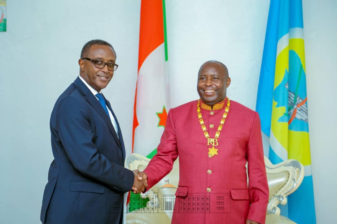 Dr Biruta yahagarariye Perezida Kagame mu birori byo kwizihiza isabukuru ya 60 y'ubwigenge bw’u Burundi