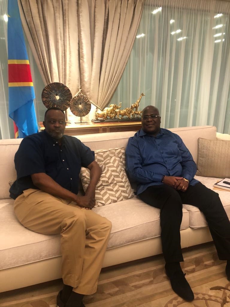 Eugène-Richard Gasana yagiranye ibiganiro na Perezida Tshisekedi mu ntangiriro z'uyu mwaka