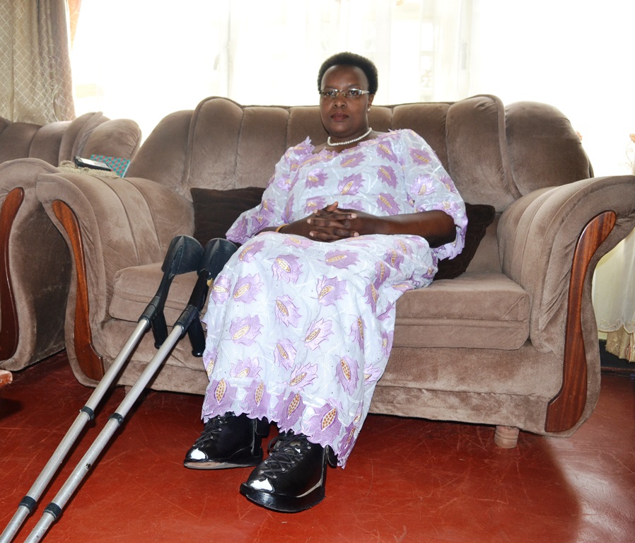 Gakire Jeanne Françoise ni umugore ufite ubumuga bw’ingingo