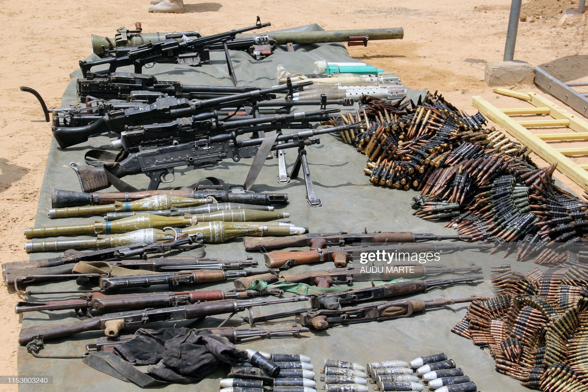Boko Haram ifite intwaro nyinshi cyane aho bivugwa ko ziruta n'izifitwe na leta