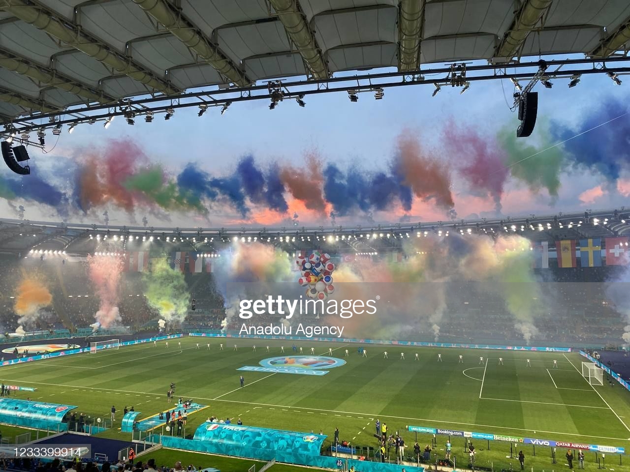 Byari ibicika kuri Stadio Olimpico i Roma...