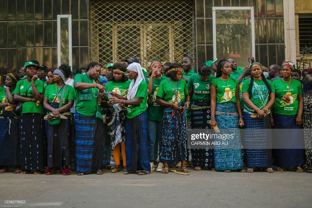 Lions de la Teranga yari itegerejwe mu bice byinshi by'i Dakar