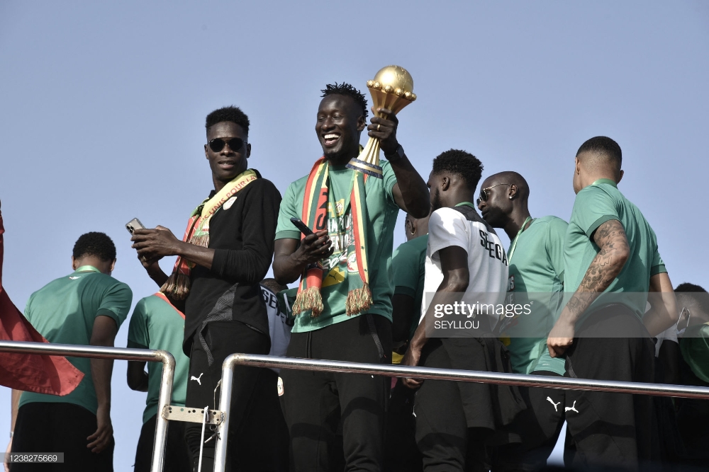 Famara Dieudhou ateruye Igikombe cya Afurika begukanye ubwo batambagiraga i Dakar