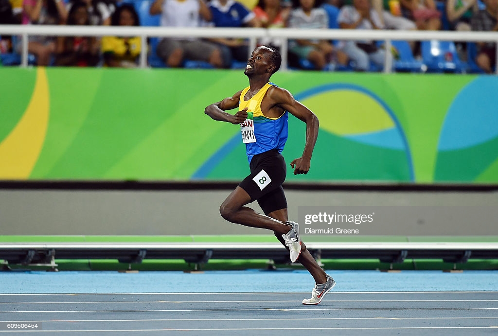 Muvunyi Hermas (yafotowe i Rio mu 2016) yabaye uwa munani mu gusiganwa metero 1500