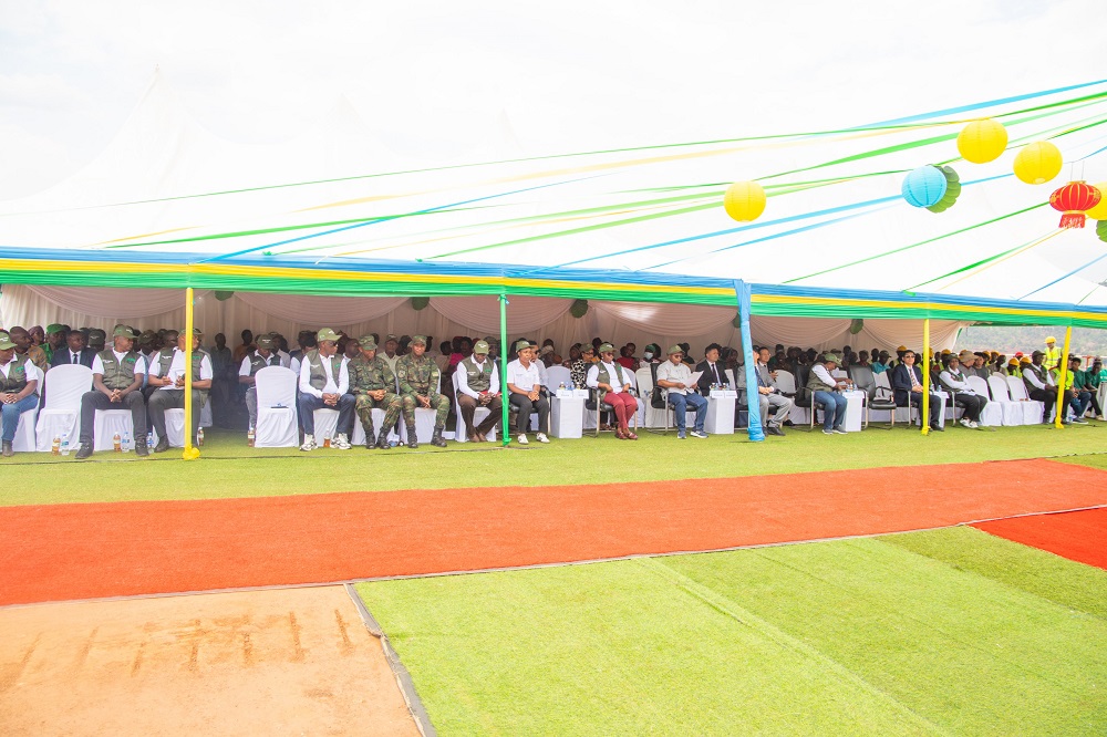 Umuhango wo gutangiza uyu mushinga witabiriwe n'abayobozi mu nzego zitandukanye